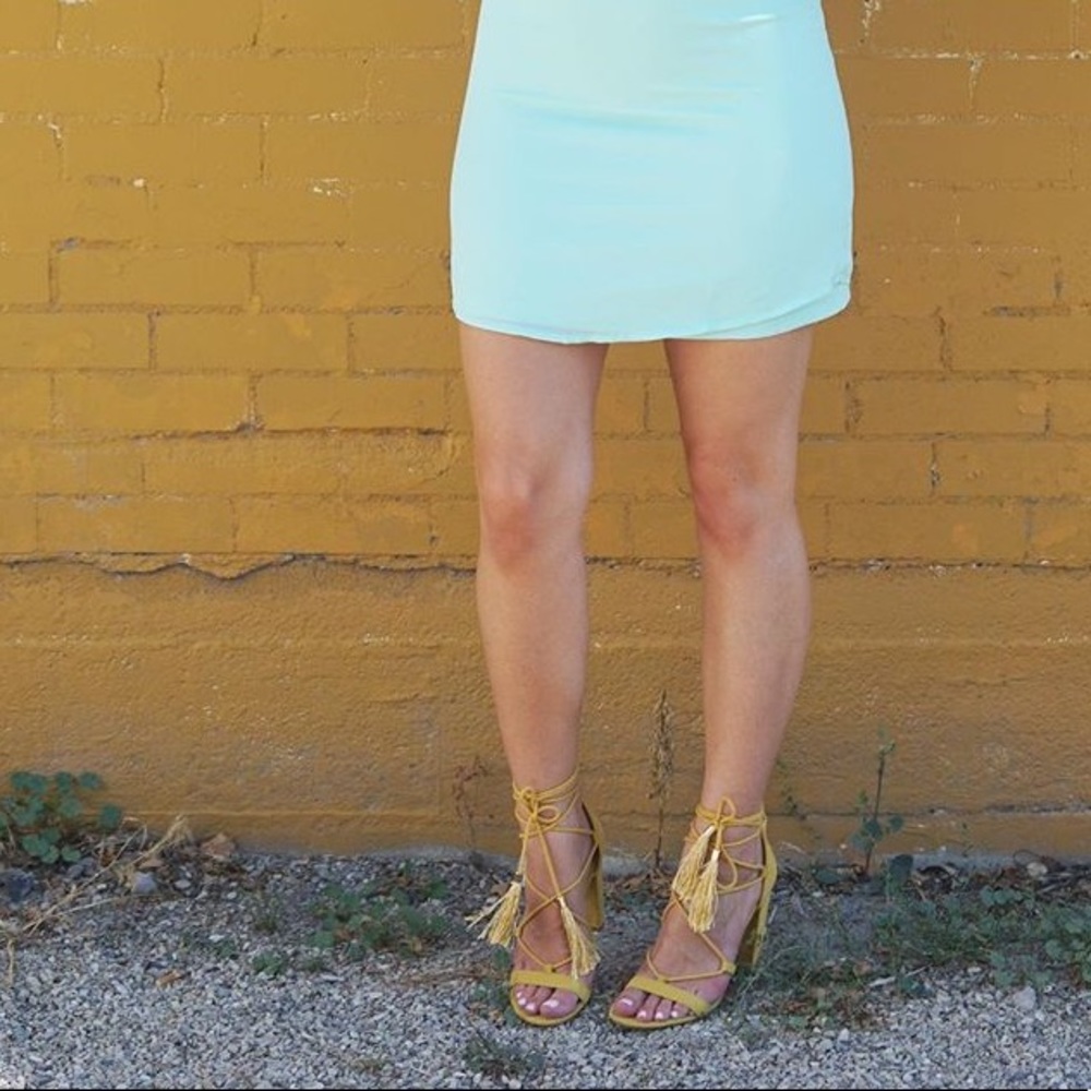 Mint Sheer Dress